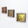 Wallity Cuadro Decorativo Enmarcado UKZM018 (3 Piezas)